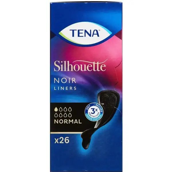 TENA SILHOUETTE NOIR LINERS (NORMAL)