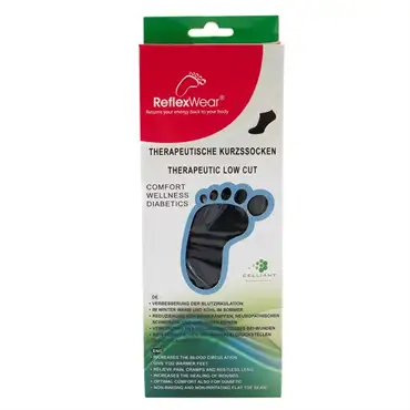 ReflexWear ankelstrømpe sort str. 43-46