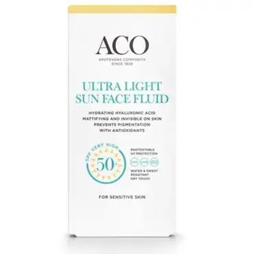 ACO Sun ultra light Sun face fluid spf 50