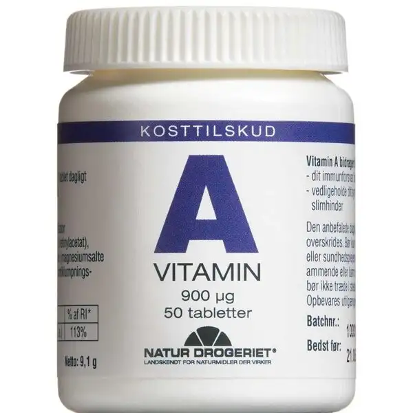 NATUR DROGERIET A VITAMIN TABLETTER