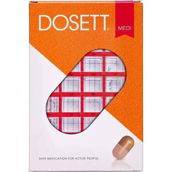 DOSETT MIDI MEDICINDOSERINGSÆSKE