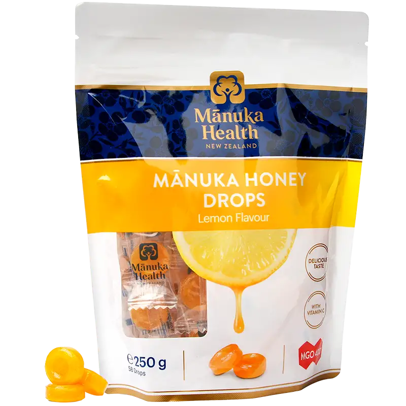 Manuka Health MGO 400+ Manuka Honey Drops Citron (58 stk)