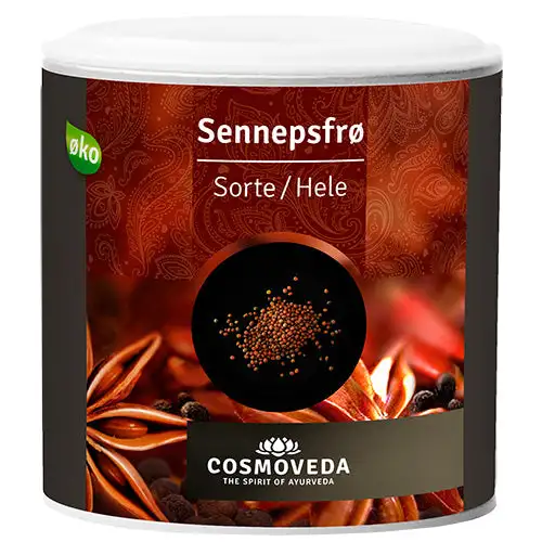 Sorte Sennepsfrø Hele Økologisk | 130 gr