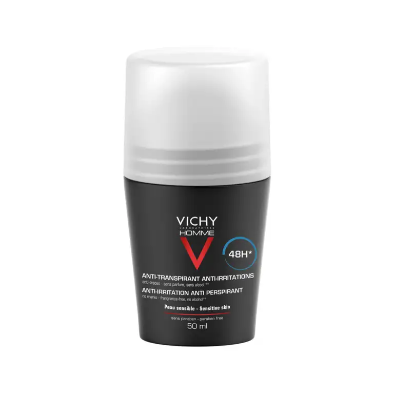Vichy Homme Roll-on Deodorant For Sensitive Skin
