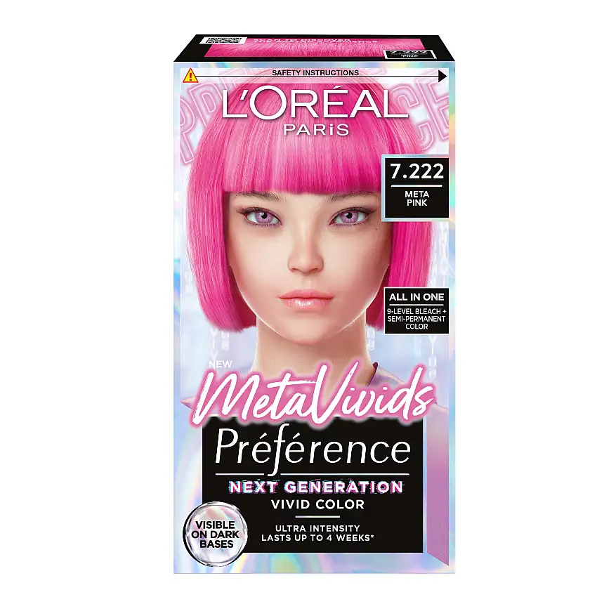 L'Oréal Paris Preference Meta Vivids 7.222 Pink