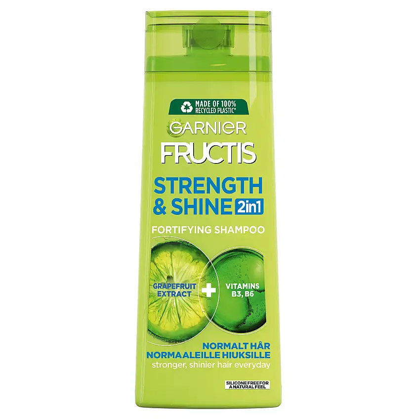 Garnier Strength & Shine 2-in-1 Shampoo 400 ml