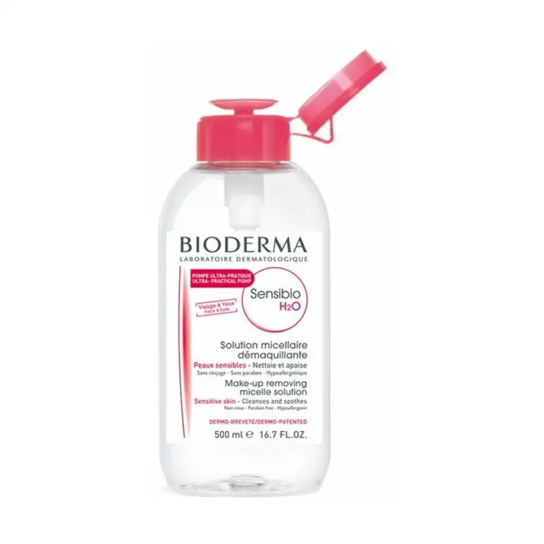 Bioderma Sensibio Micellar vand Med pumpeflaske 500 ml