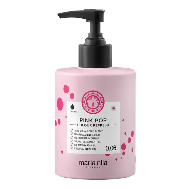 Maria Nila Colour Refresh Farve maske Pink Pop 300 ml