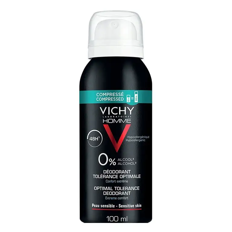 Vichy Homme Compressed Tolérance Optimale Deodorant