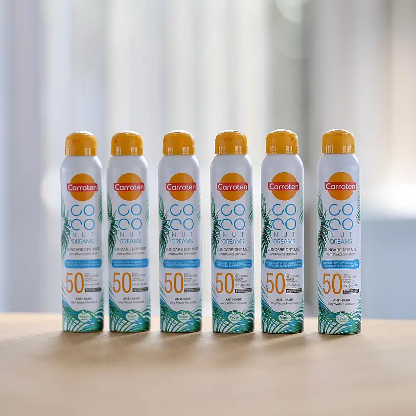 6 x Carroten Dry Mist SPF50
