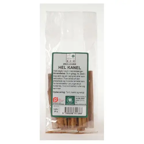 Urtekram Kanel hel ceylon Ø 25 gr.
