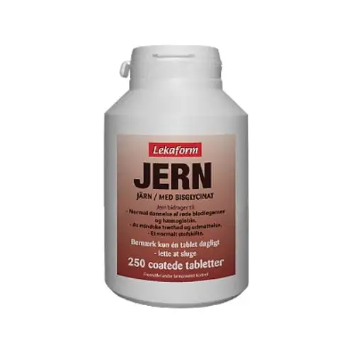 Lekaform Jern (250 tabletter)