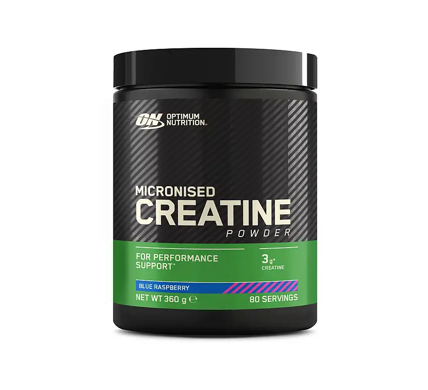 Optimum Nutrition Flavoured Creatine Powder Blue Raspberry 360 g