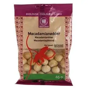 Urtekram Macadamianødder m. Havsalt Ø (65 gr)
