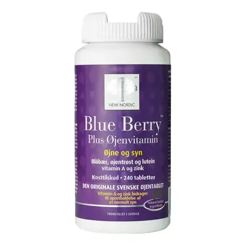 New Nordic Blue Berry Plus Øjenvitamin (240 tabletter)