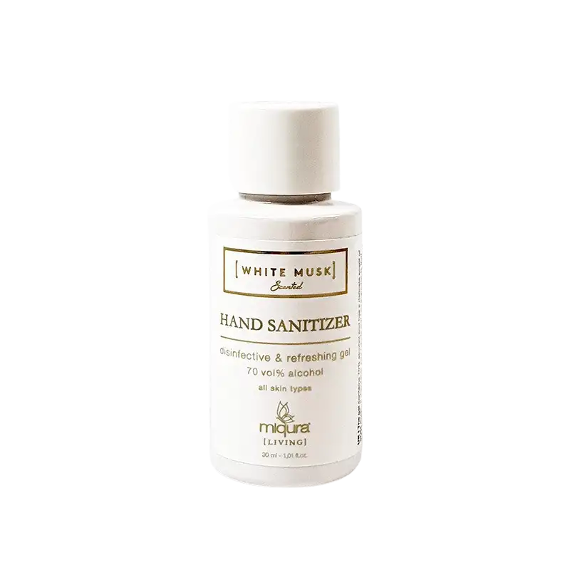 Miqura Living White Musk Hand Sanitizer (30 ml)