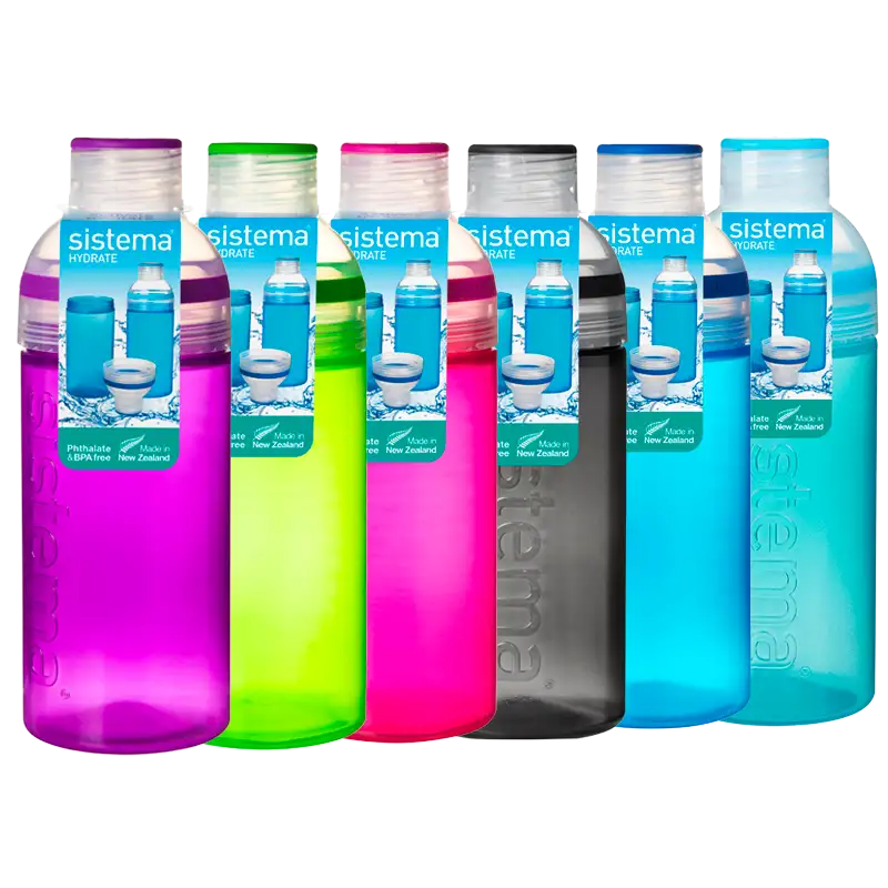 Sistema Trio Drikkeflaske Ass. Farver (580 ml)