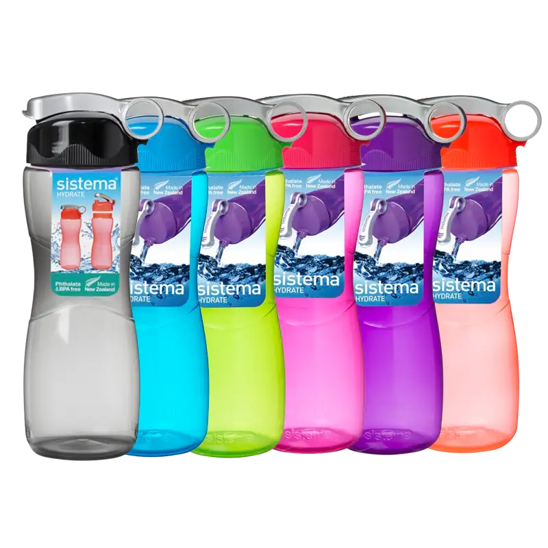 Sistema Hourglass Drikkedunk Ass. Farver (645 ml)