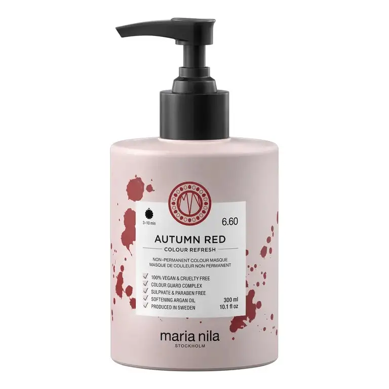Maria Nila Colour Refresh Farve maske Autumn Red 300 ml