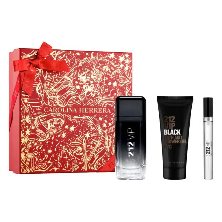 Carolina Herrera 212 Vip Men Black Gave sæt