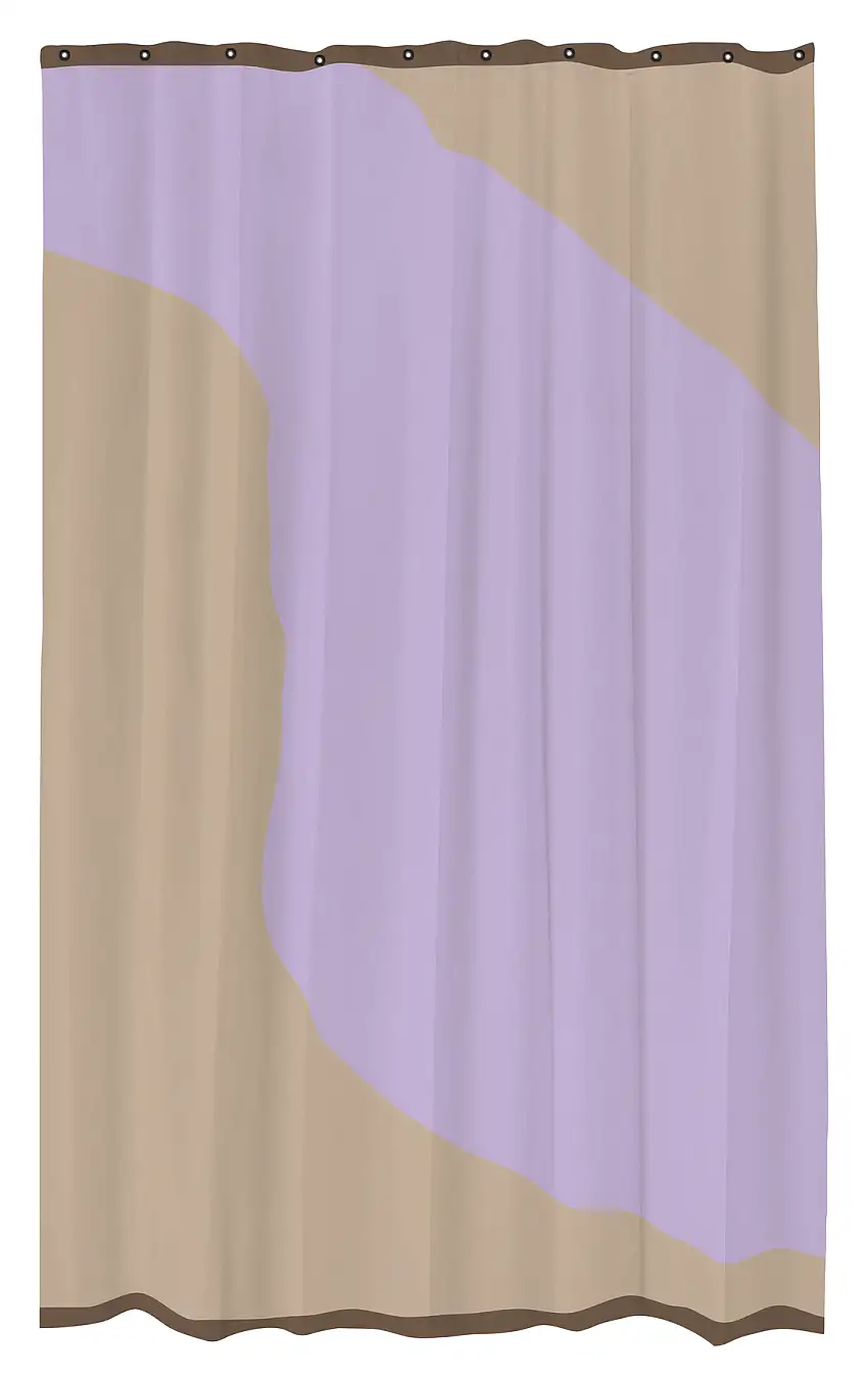 Mette Ditmer Shower Curtain Sand / Lilac