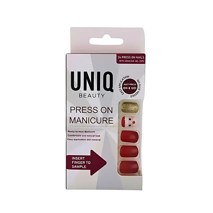 UNIQ Click On / Press On Negle 24 stk. Christmas