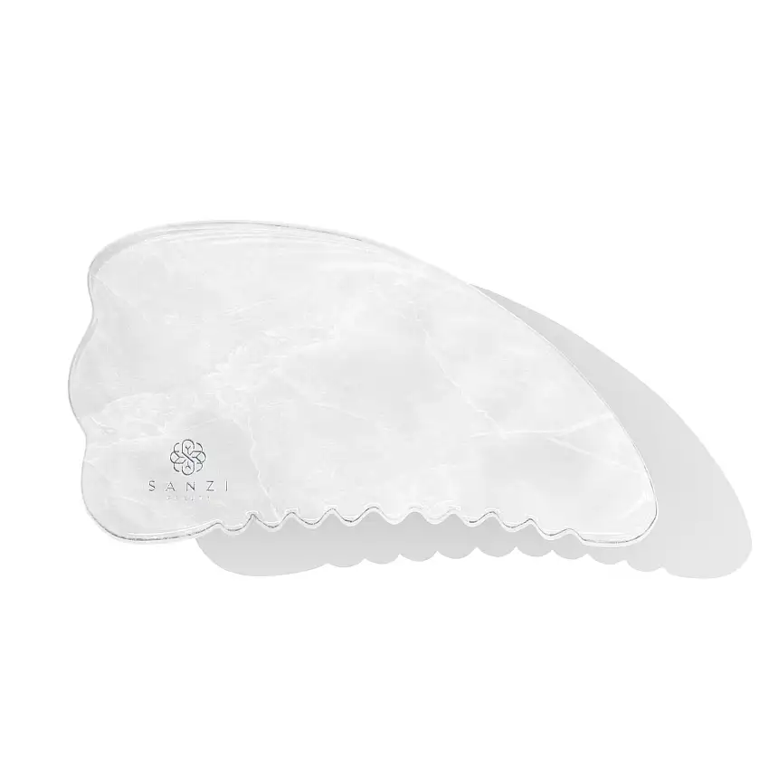 Sanzi Beauty Sculpt Gua Sha White Jade