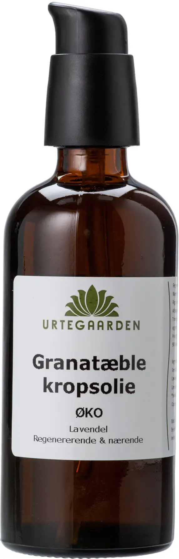 Urtegaarden Granatæble/Lavendel Kropsolie Ø 100 ml