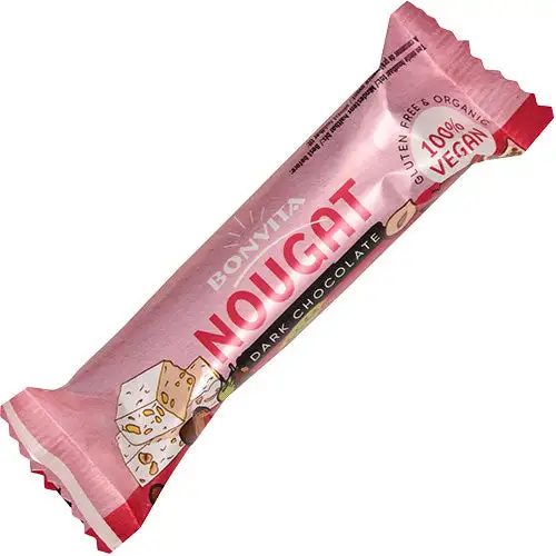 Chokoladebar Mørk M. Nougat Økologisk | 40 gr