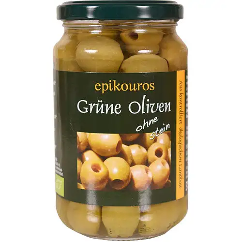 Oliven Grønne U.sten Græsk Ø | 315 gr
