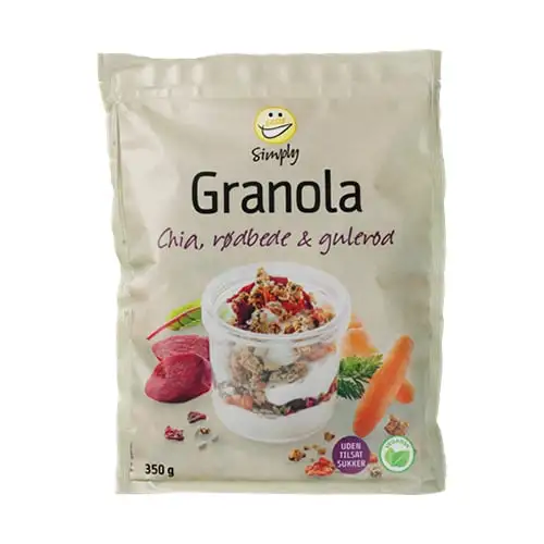 EASIS Granola Chia, Rødbede og Gulerod (350g)