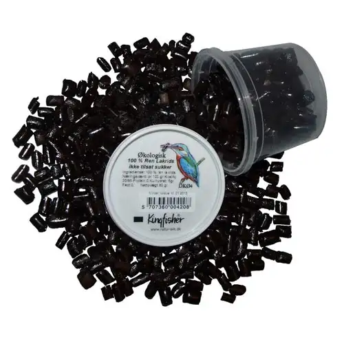 100% Ren Lakrids Økologisk Kingfisher | 70 gr