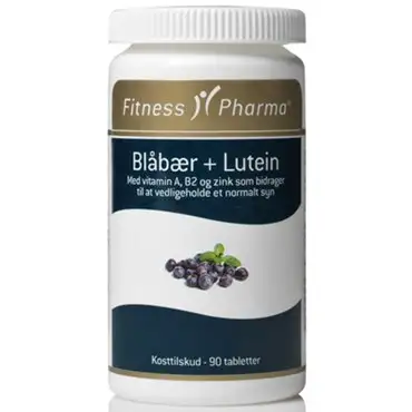Fitness Pharma Blåbær + Lutein