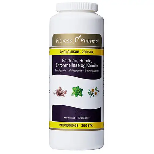 Baldrian, humle, citronmelisse