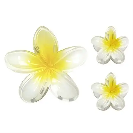 SOHO Moana Trio Hårklemmer - Yellow Plumeria