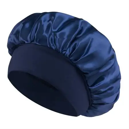 SOHO Safiya Satin Bonnet - Navy