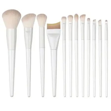 Technique PRO Blanca Makeupbørste Sæt - 12 makeupbørster