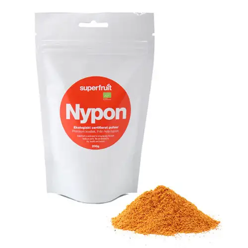 Nypon Pulver Økologisk | 200 gr