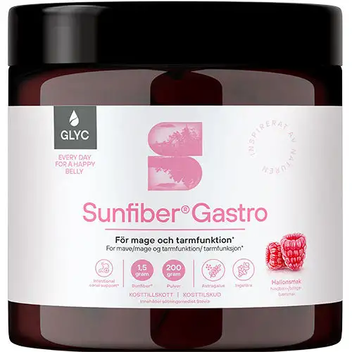 Sunfiber®gastro Hindbærsmag | 200 gr