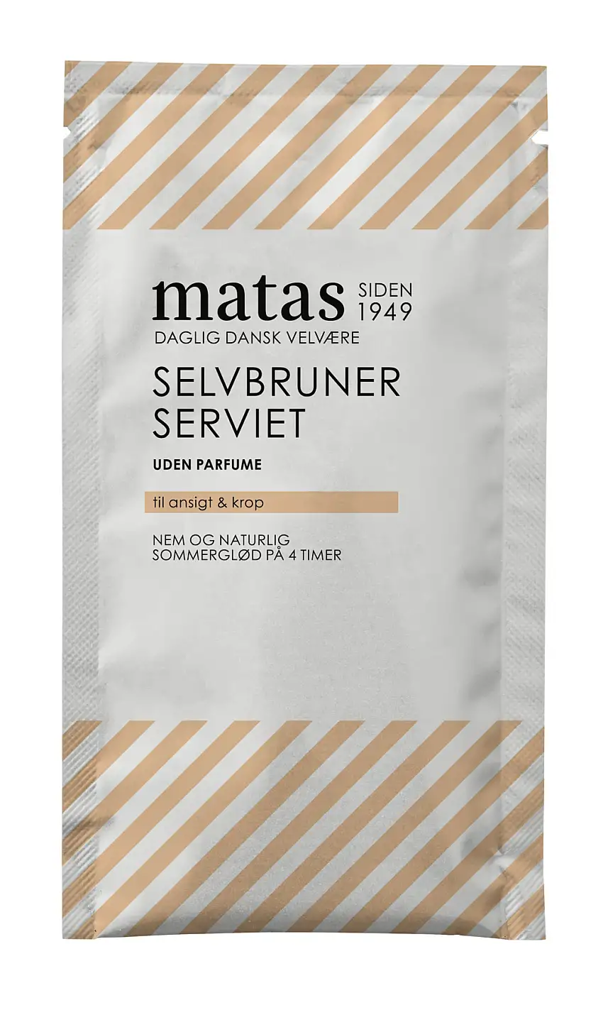 Matas Striber Selvbrunerserviet Uden Parfume 1 stk.