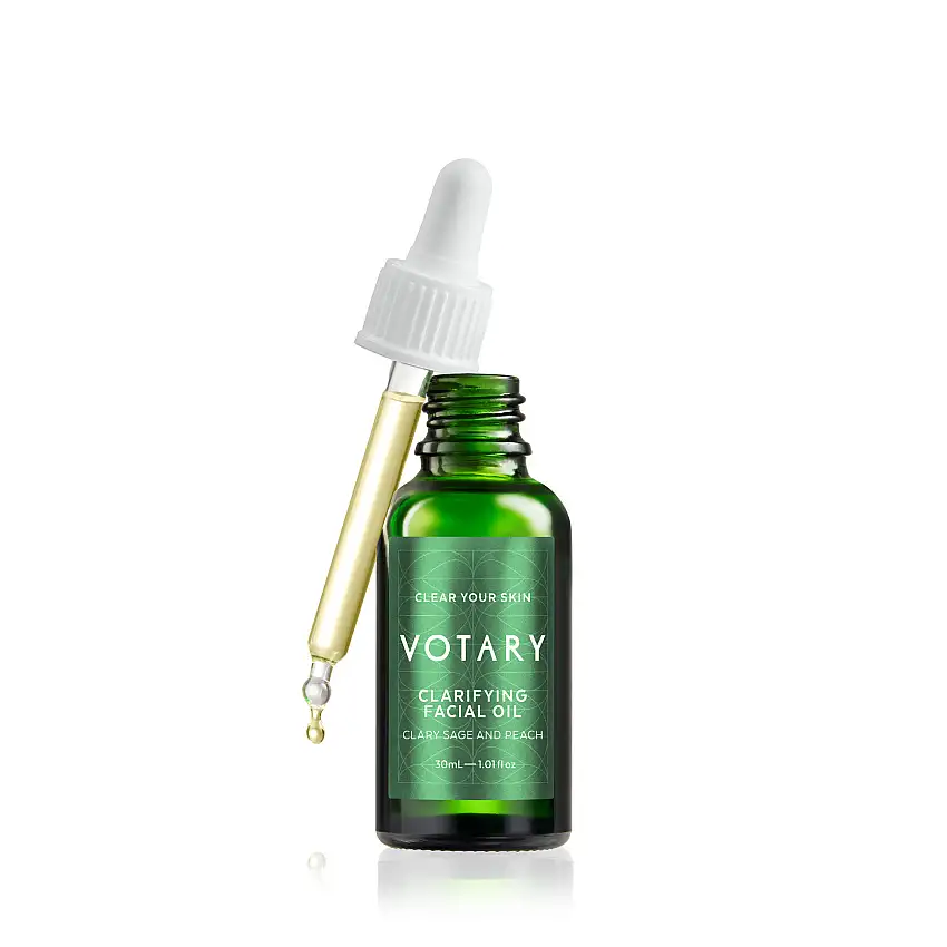 Votary Clarifying Facial Oil Clary Sage and Peach