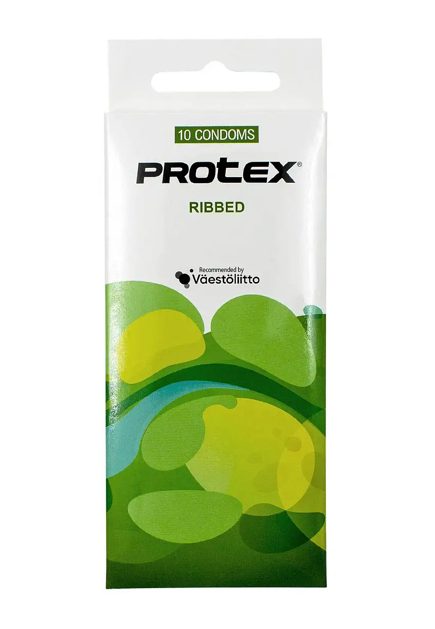 Protex Kondomer Ribbed 10 stk.