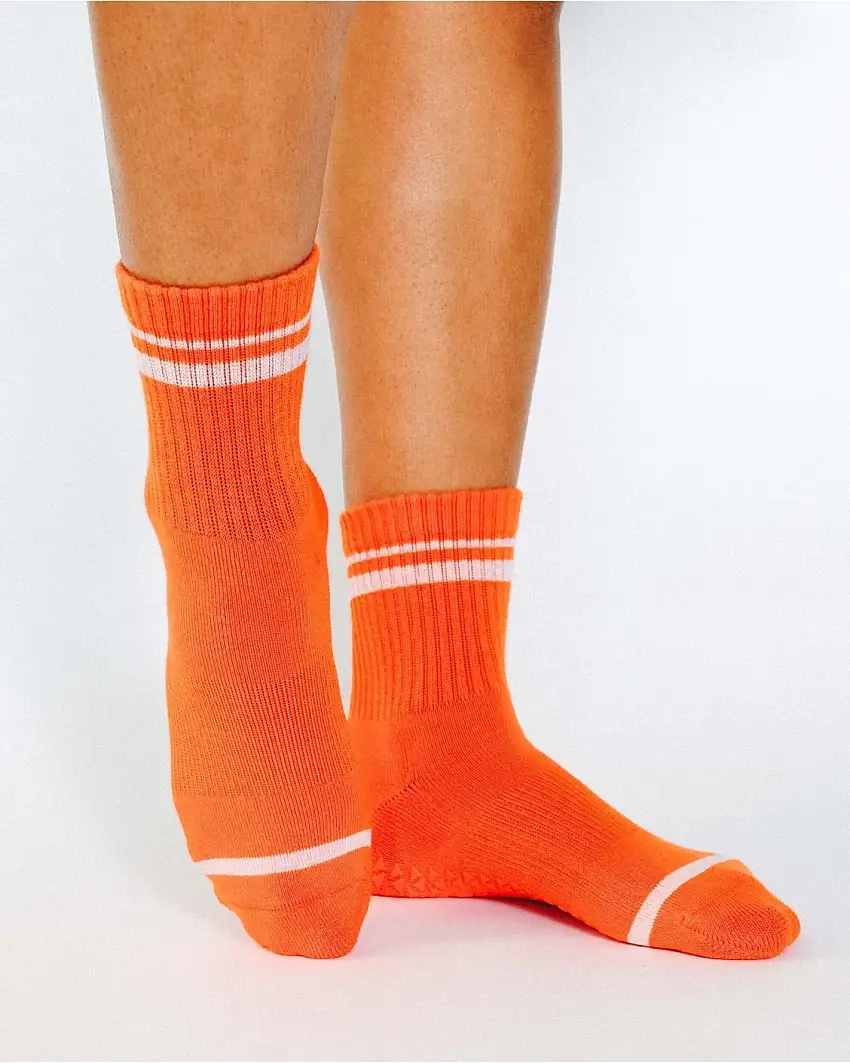 Pointe Studio Varsity Grip Ankle Orange 35-38