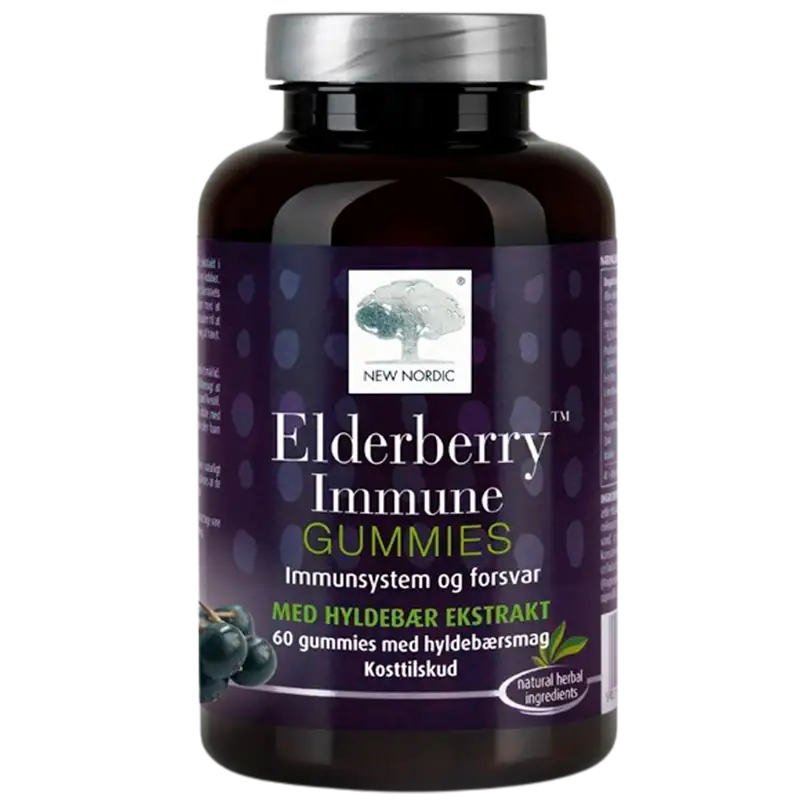 New Nordic Elderberry Immune Gummies (60 stk)