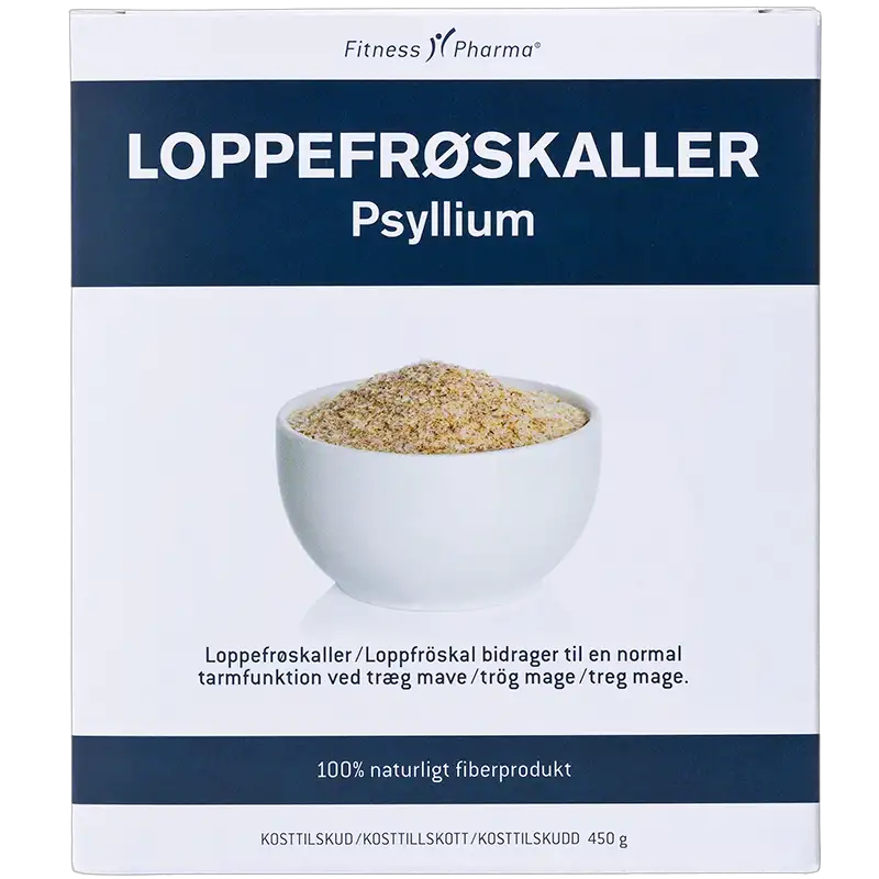 Fitness Pharma Loppefrøskaller Psyllium (450 g)