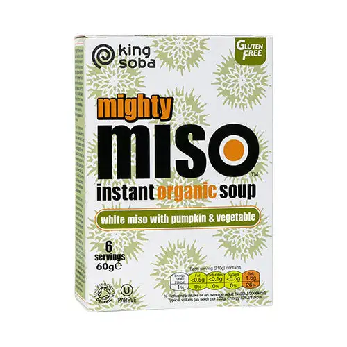 Instant Miso Suppe Græskar & Grøntsager Økologisk | 60 gr