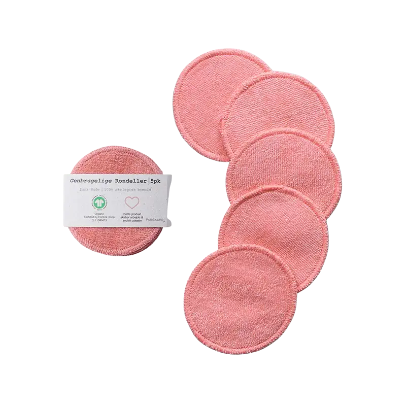 Pargaard Genbrugelige Rondeller Dark Nude (5 stk)