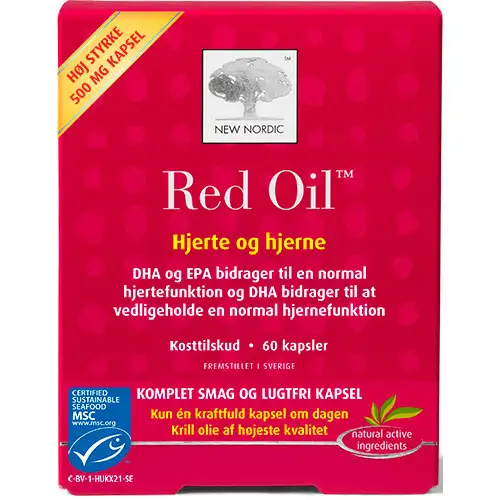 Red Oil - Krill Olie | 60 kapsler