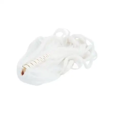 Ponytail Hestehale med hårklemme, curly - Total Hvid