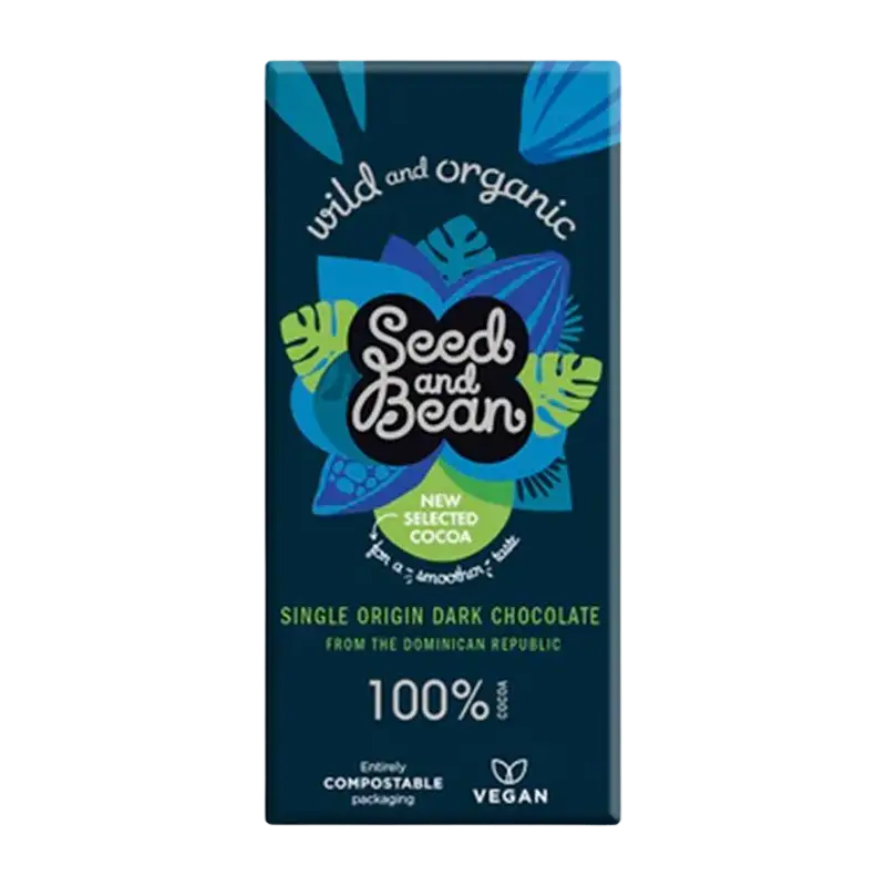 Seed & Bean 100% Mørk Chokolade Ø (75 g)